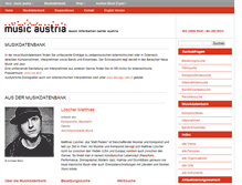 Tablet Screenshot of db.musicaustria.at