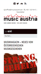 Mobile Screenshot of musicaustria.at